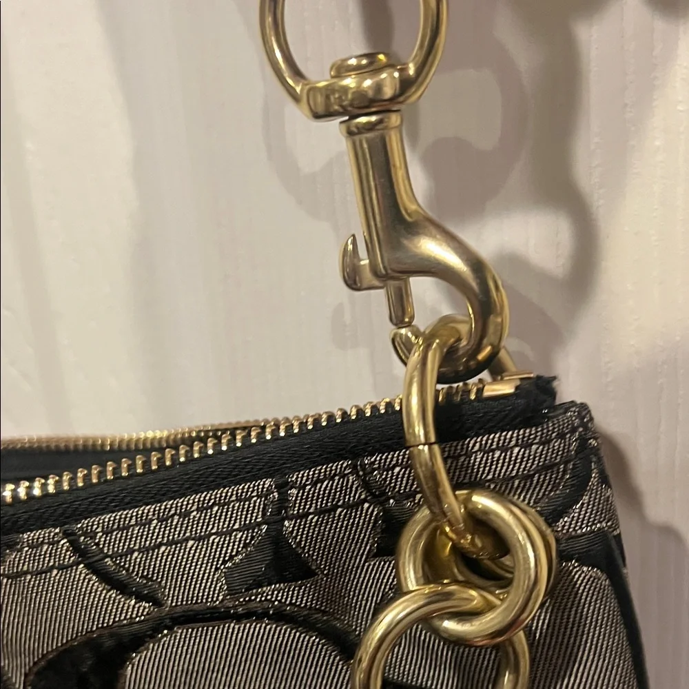 Coach Brown Signature Shoulder Bag - Picture 9 of 13